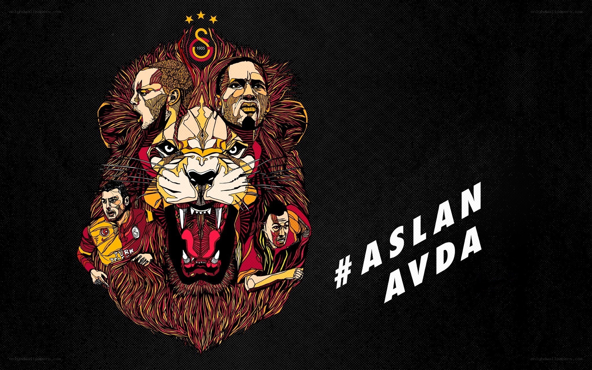 Galatasaray lion illustration