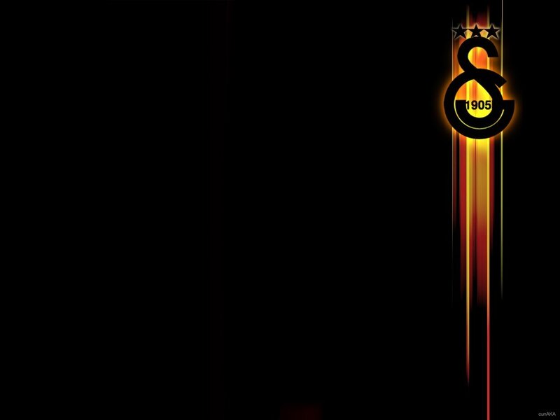 Galatasaray Logo — Black, Dramatic, Digital Art, Stars, Text