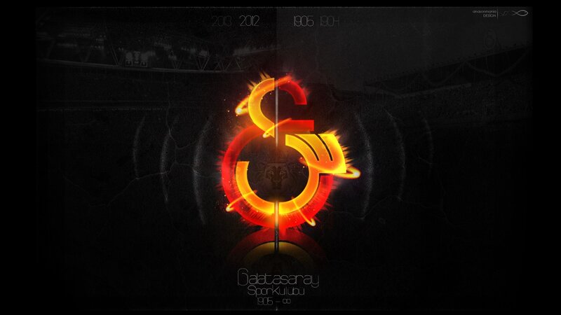 Galatasaray Logo — Black, Dramatic, Night