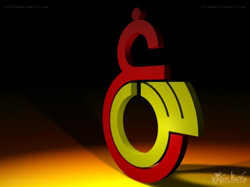 Galatasaray logo in 3D