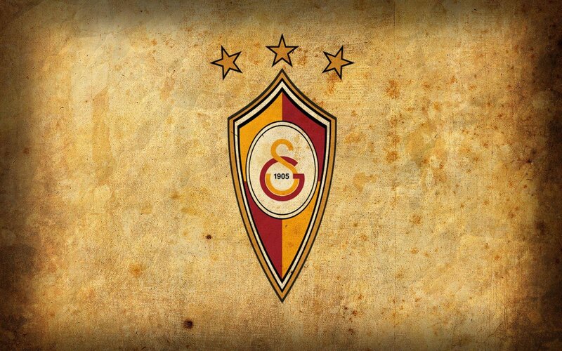 Galatasaray logo on vintage background