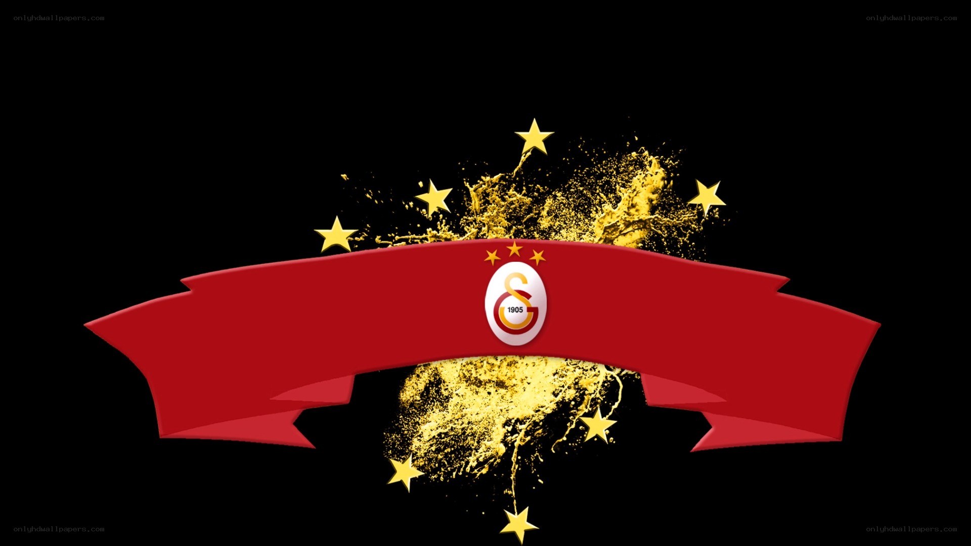 Galatasaray logo with stars