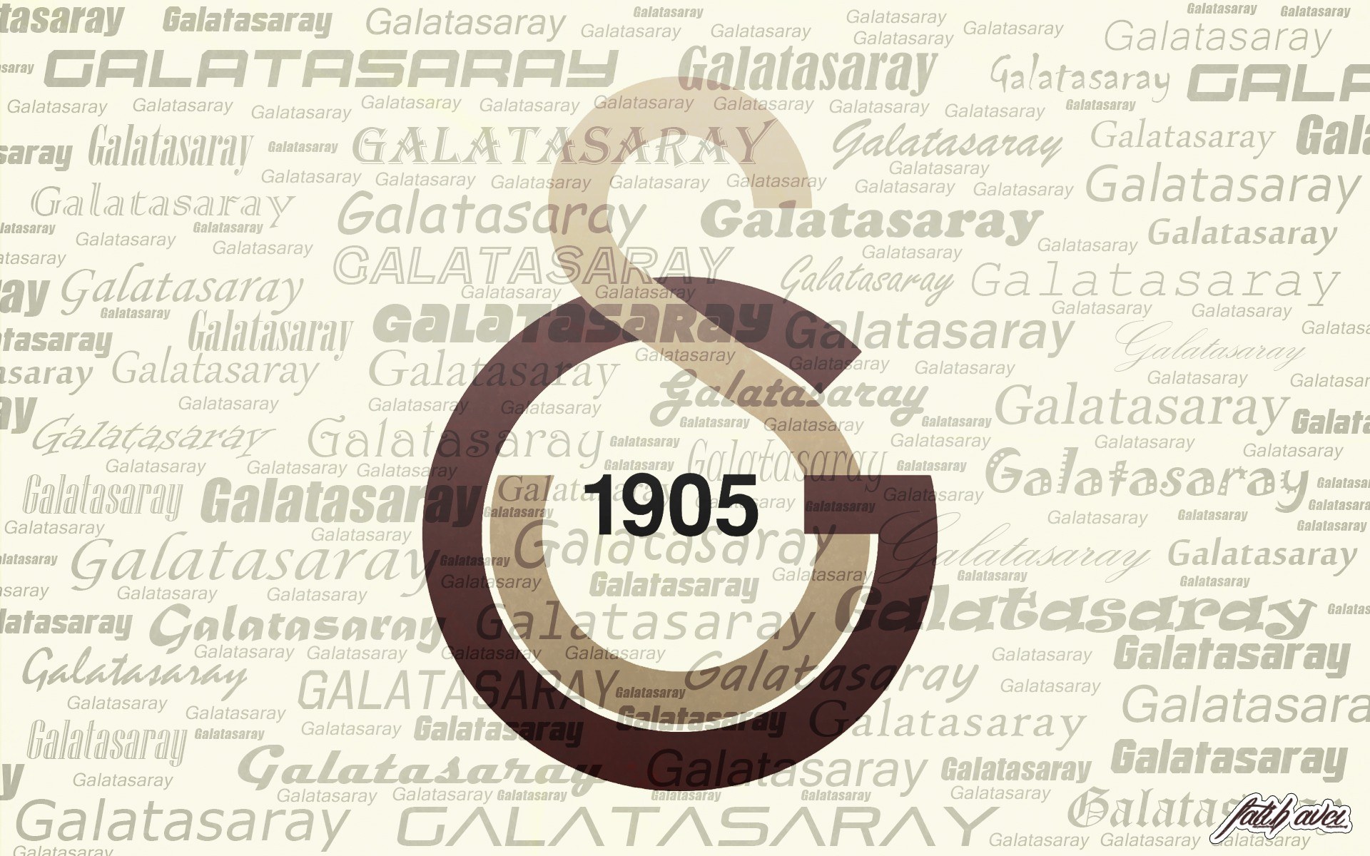 Galatasaray logo with year