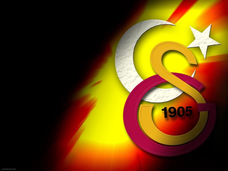 Galatasaray Logo — Yellow, Dramatic, Digital Art