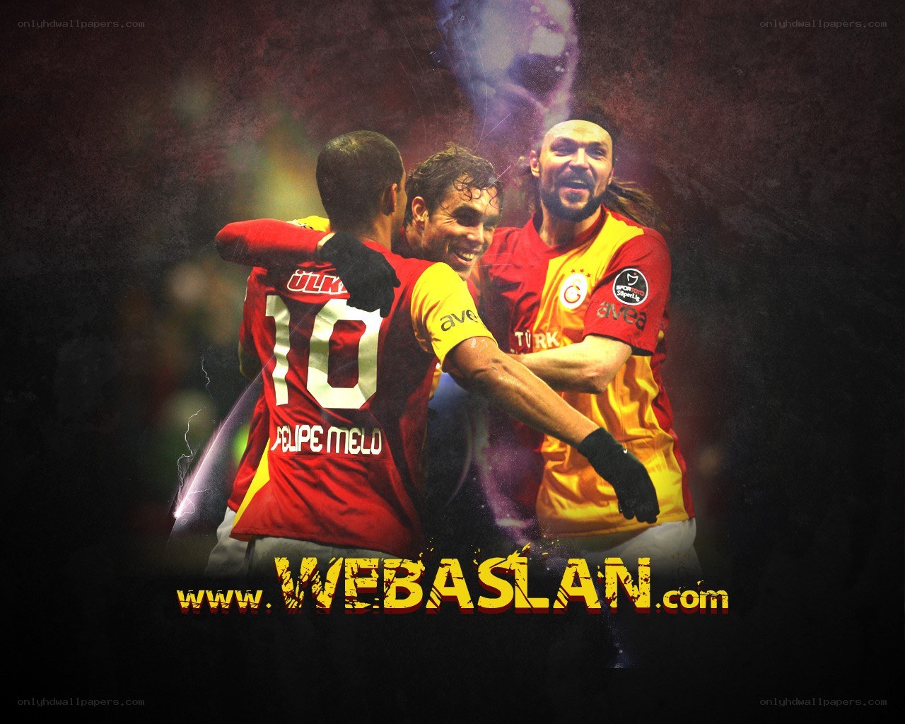 Galatasaray players celebrating