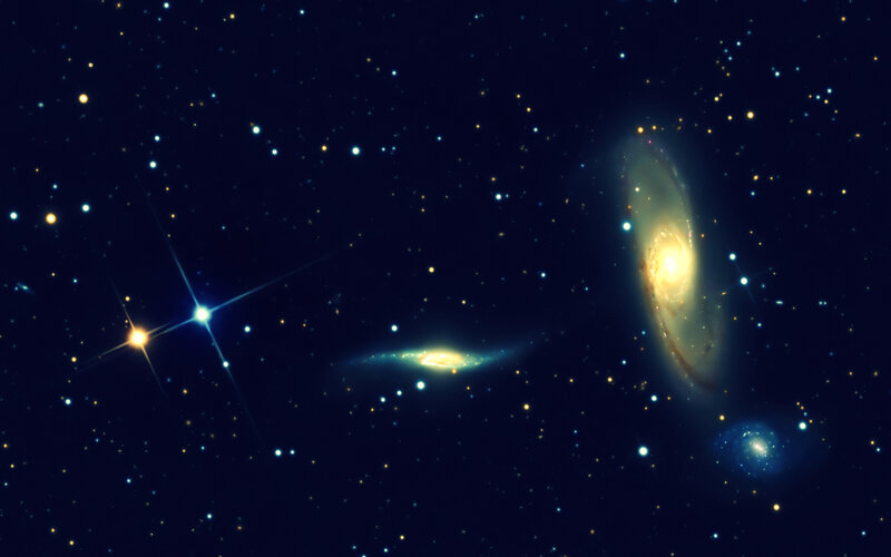 Galaxies in deep space
