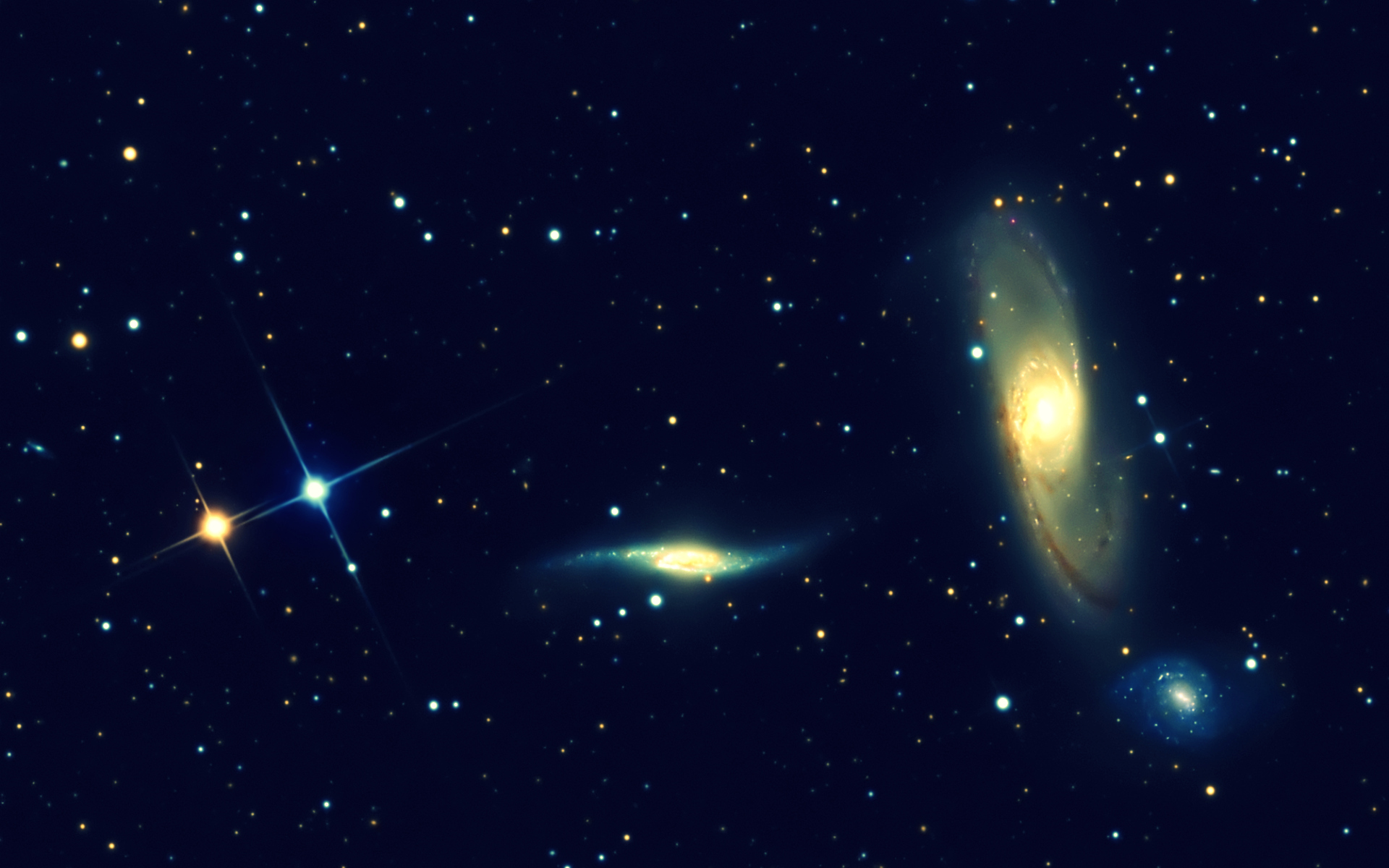Galaxies in deep space