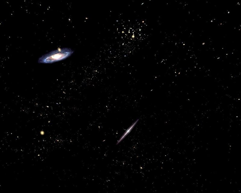 Galaxies in deep space