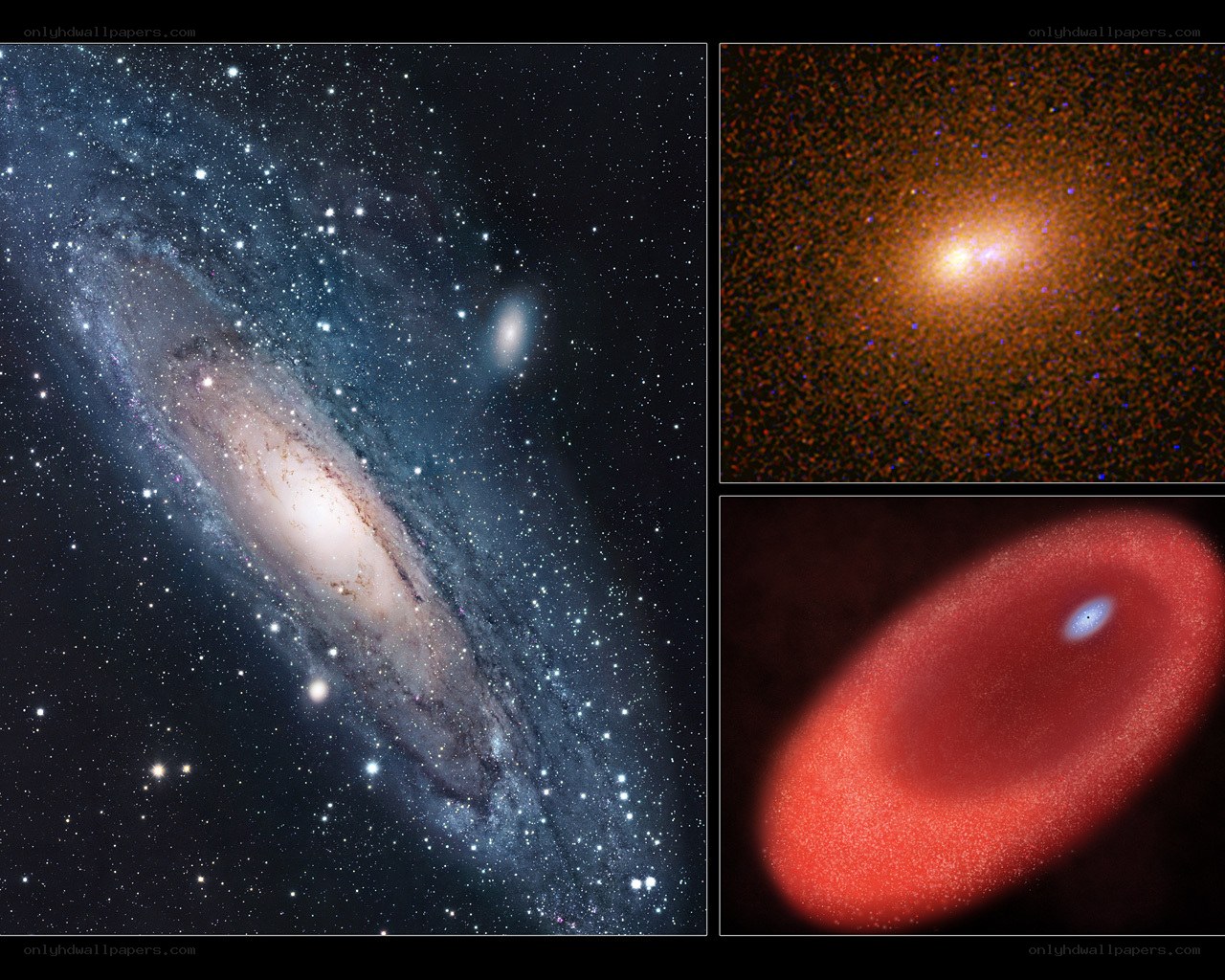 Galaxy and star cluster images