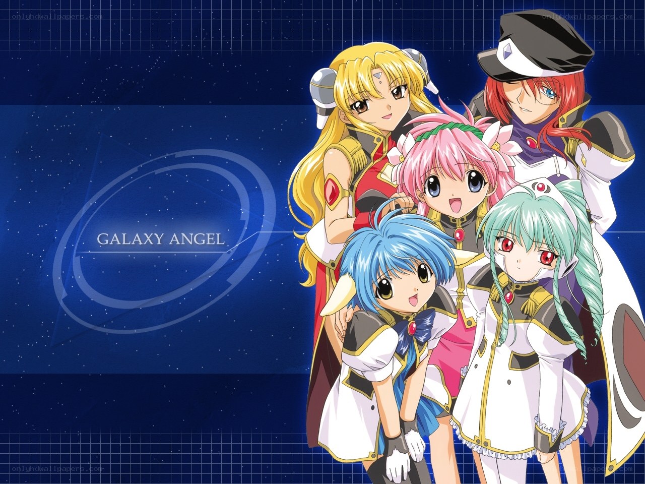 Galaxy Angel anime characters