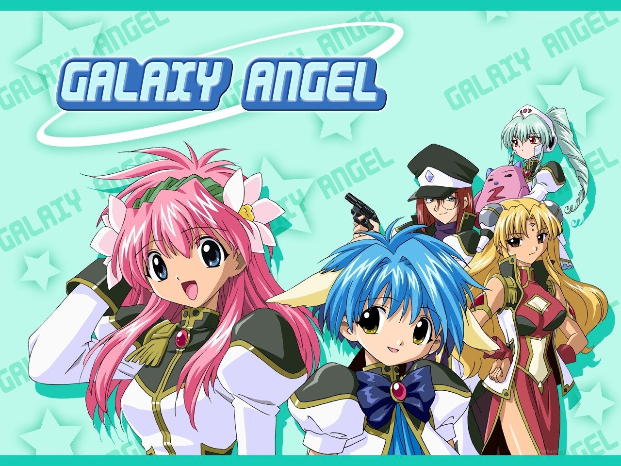 Galaxy Angel anime characters
