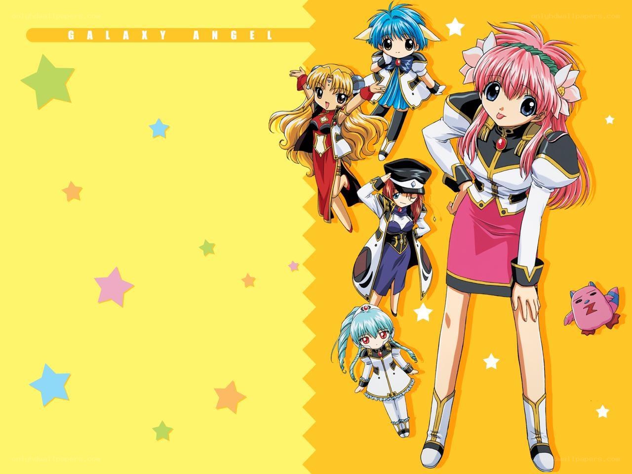 Galaxy Angel anime characters