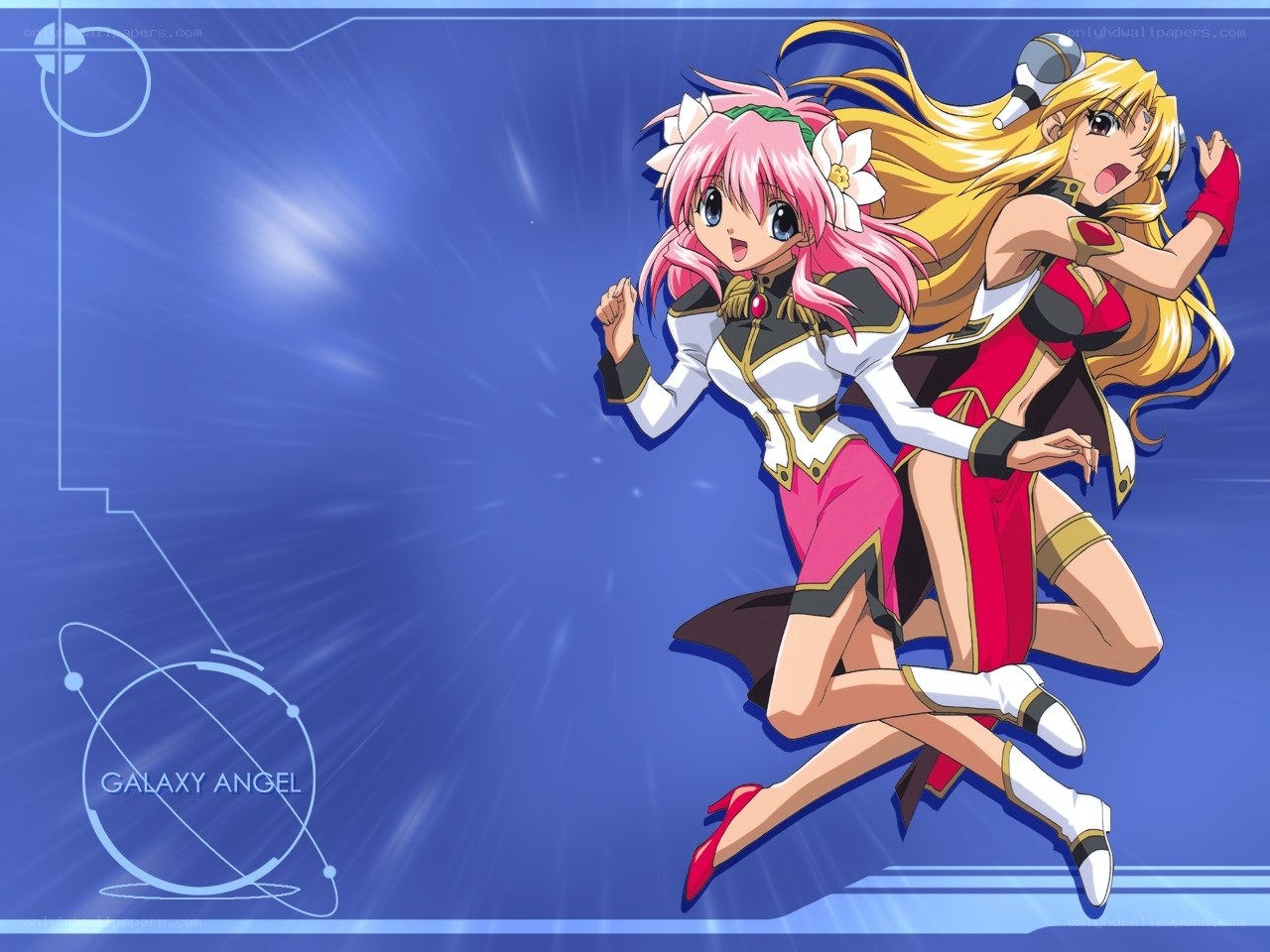 Galaxy Angel anime characters