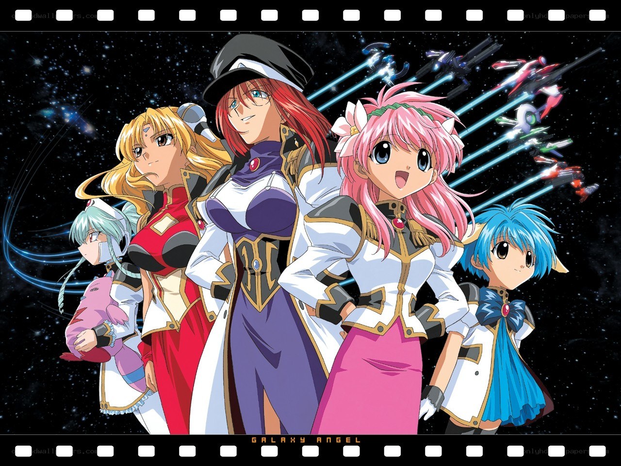 Galaxy Angel anime characters