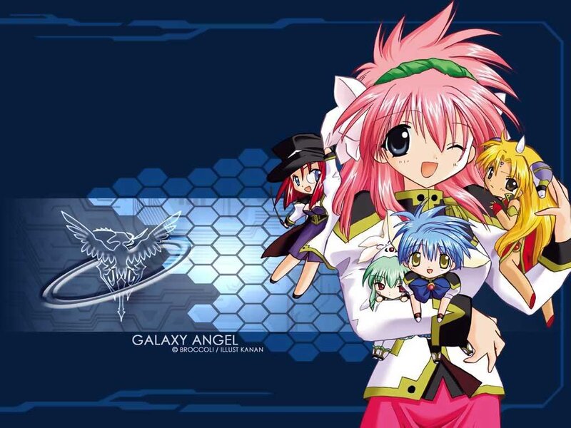 Galaxy Angel anime characters