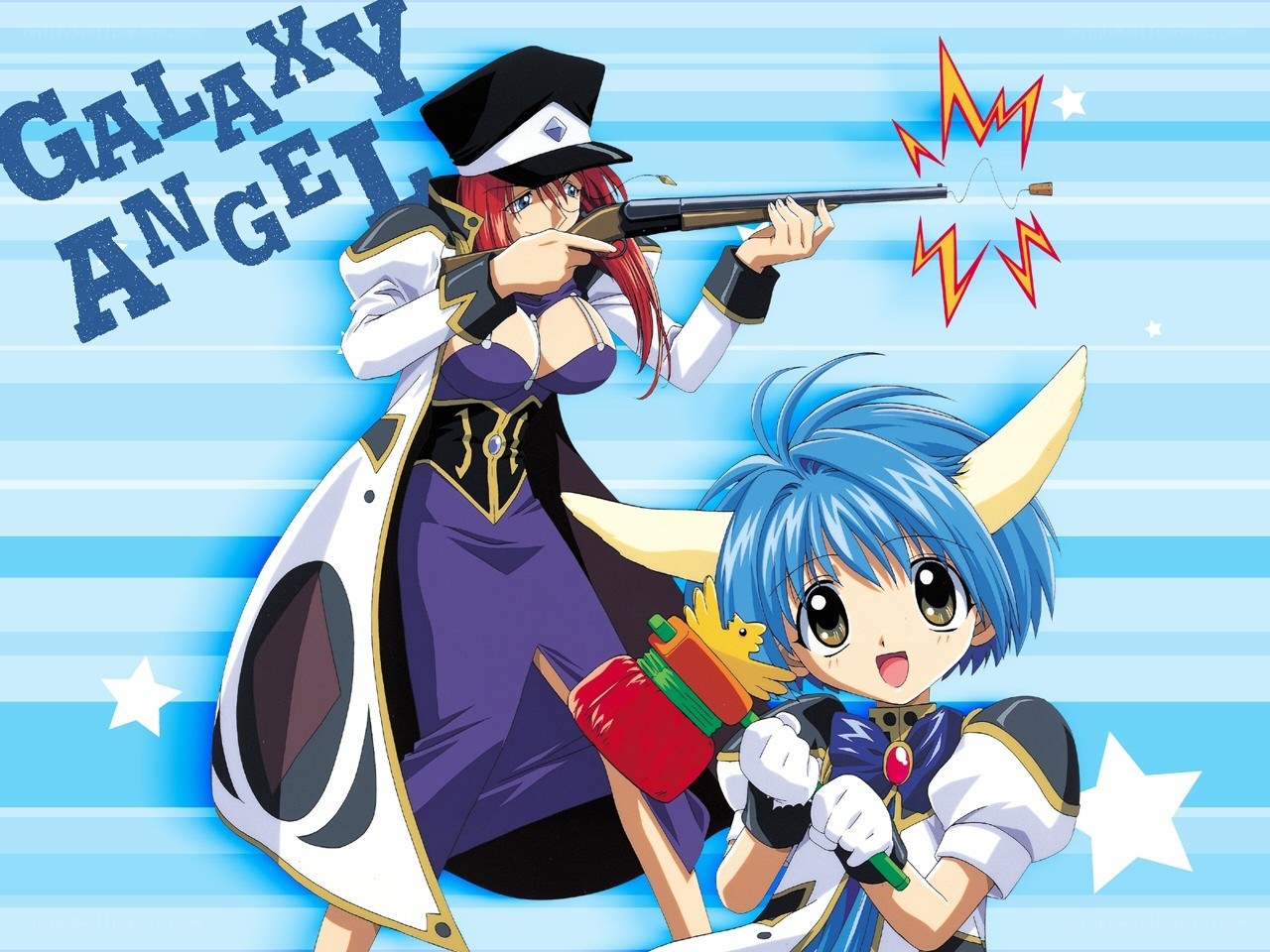 Galaxy Angel anime characters