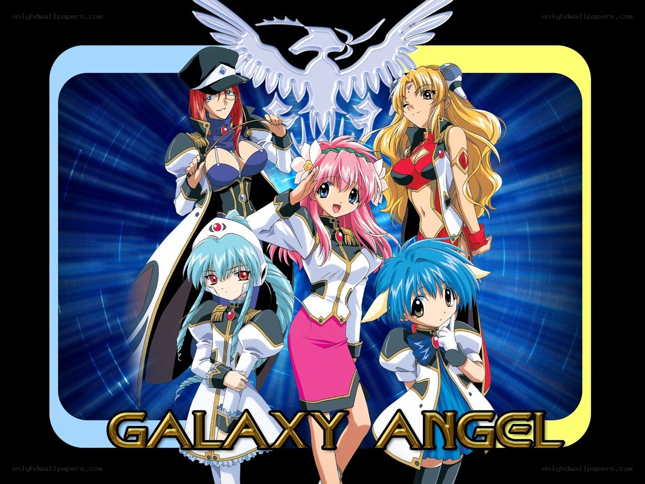 Galaxy Angel anime characters