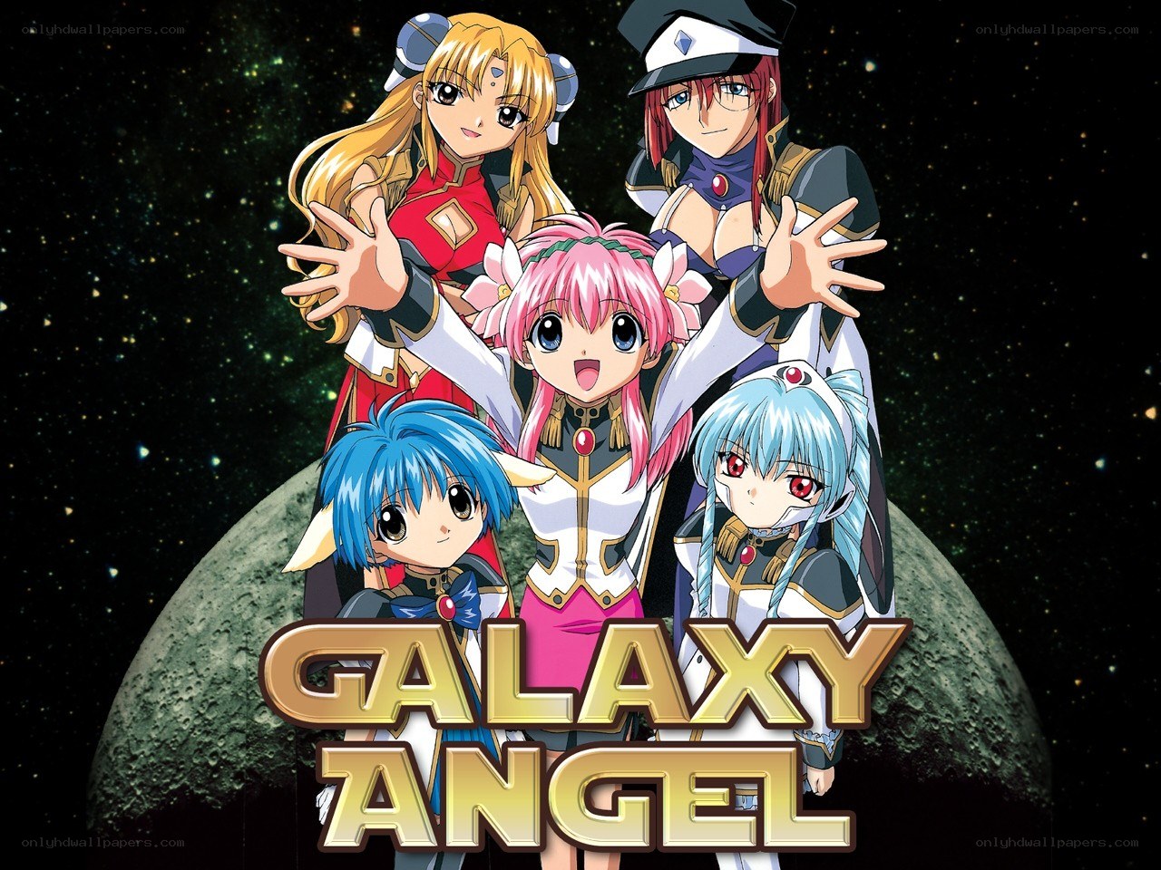 Galaxy Angel anime characters