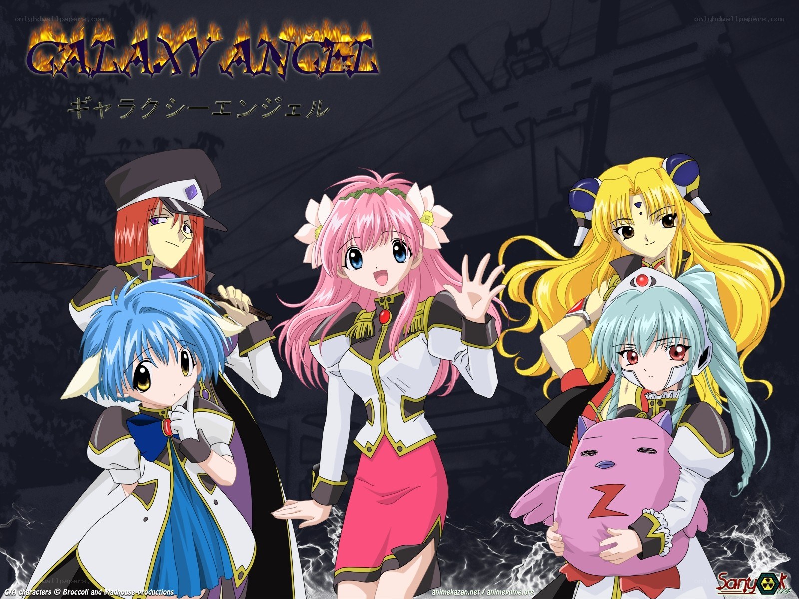 Galaxy Angel anime characters