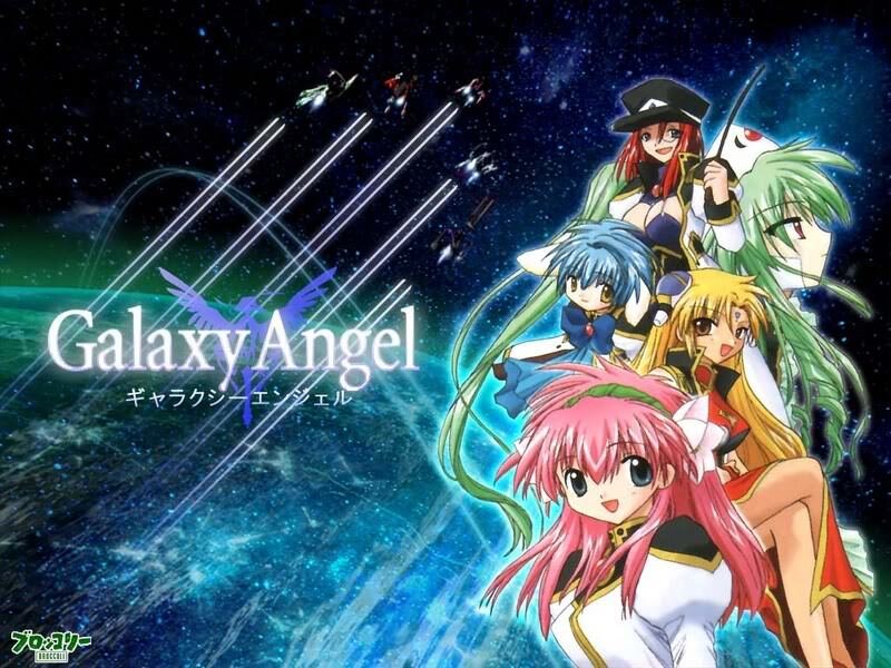 Galaxy Angel anime promotional art