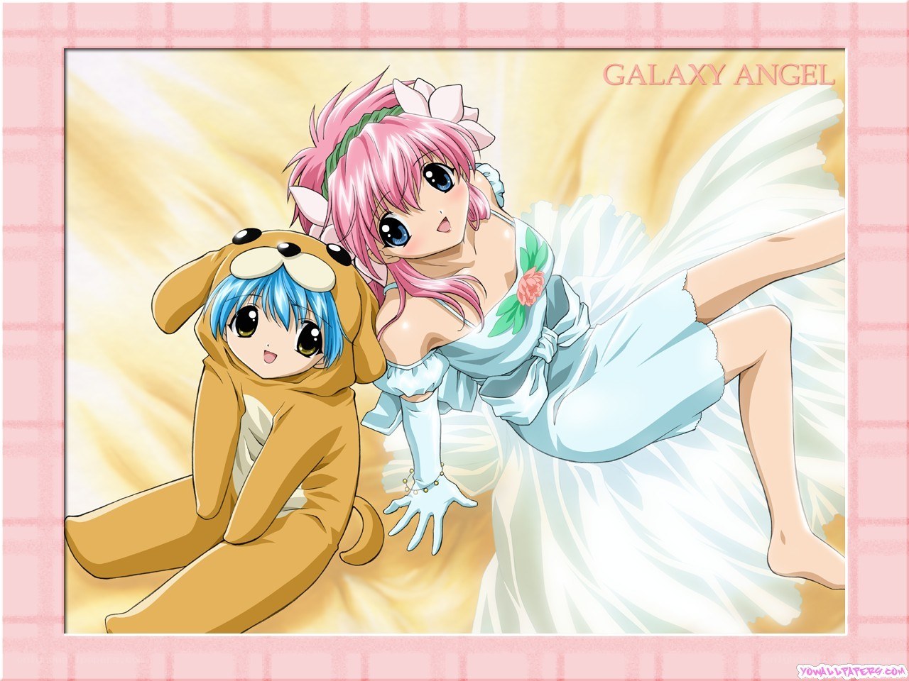 Galaxy Angel characters in costumes