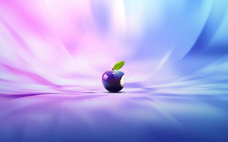 Galaxy Apple with Bite