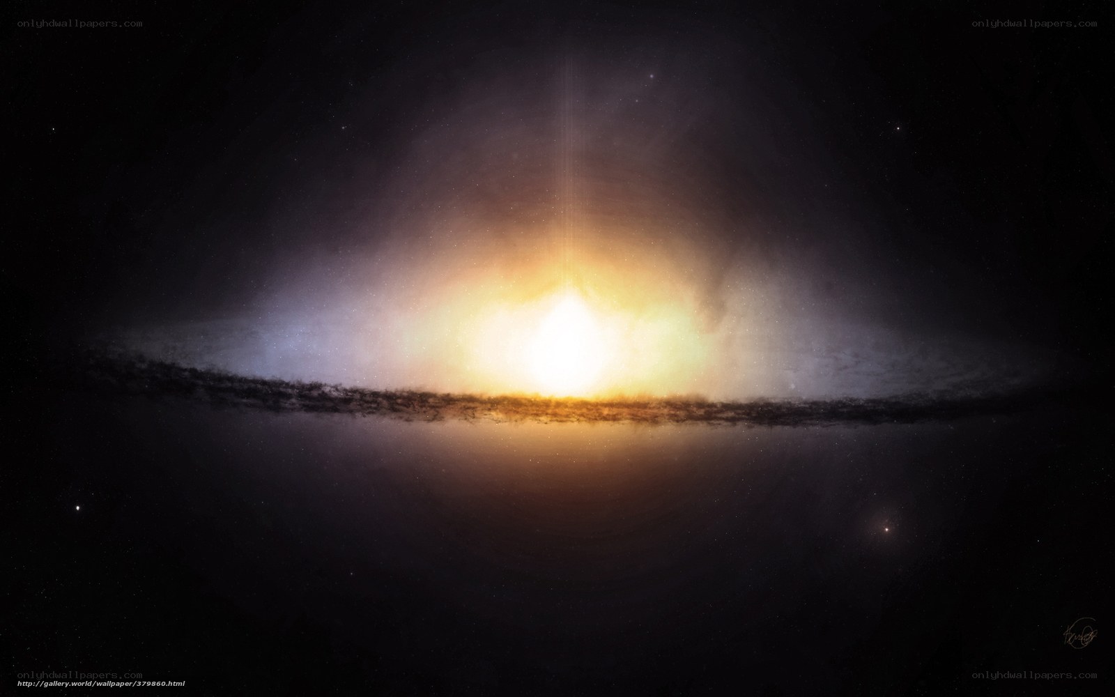 Galaxy center view