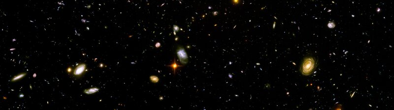 Galaxy Cluster — Black, Cosmic, Night