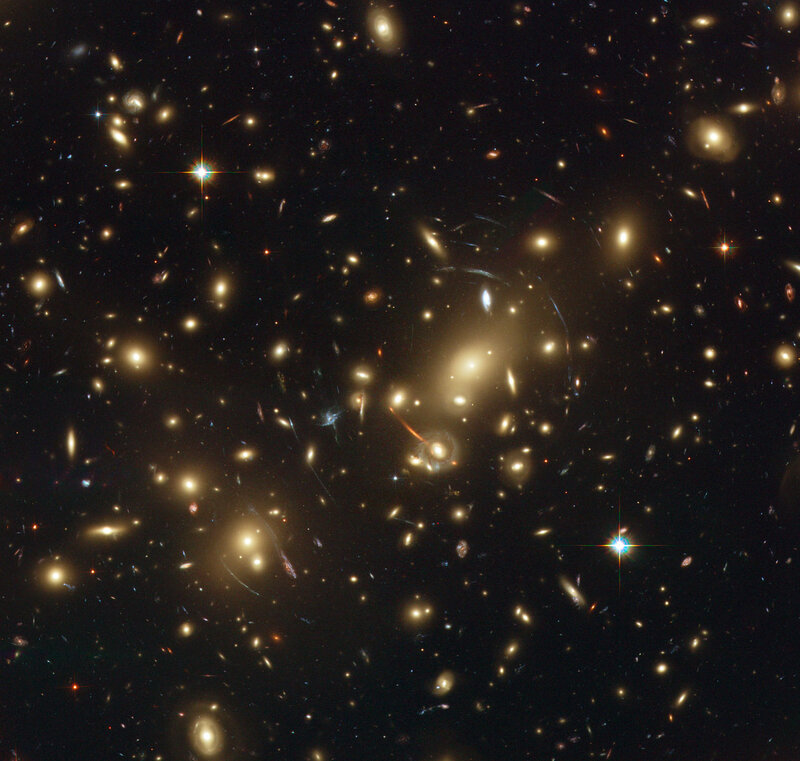 Galaxy Cluster — Black, Cosmic