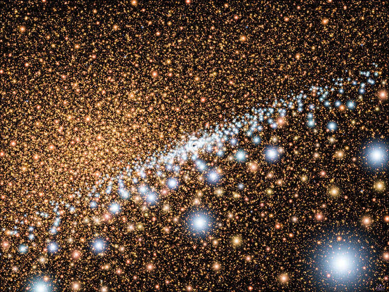Galaxy Cluster — Black