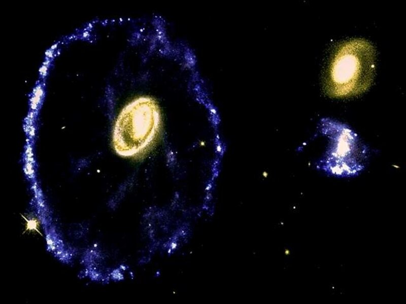 Galaxy Cluster — Blue
