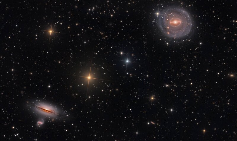 Galaxy Cluster in Space — Black, Cosmic, Night