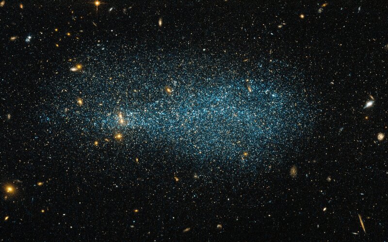 Galaxy Cluster in Space — Black, Cosmic, Photograph