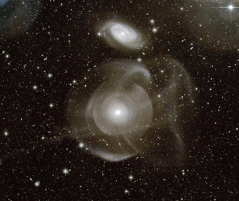 Galaxy Cluster in Space — Night