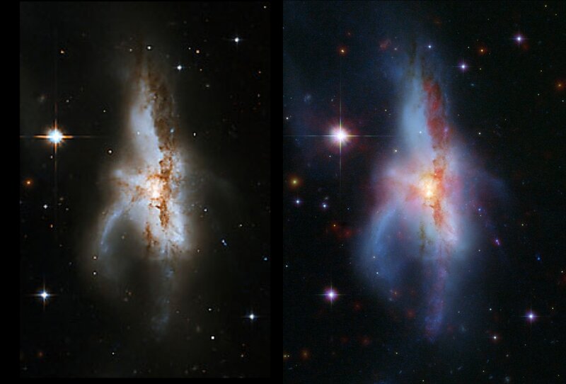 Galaxy Collision — Blue, Cosmic