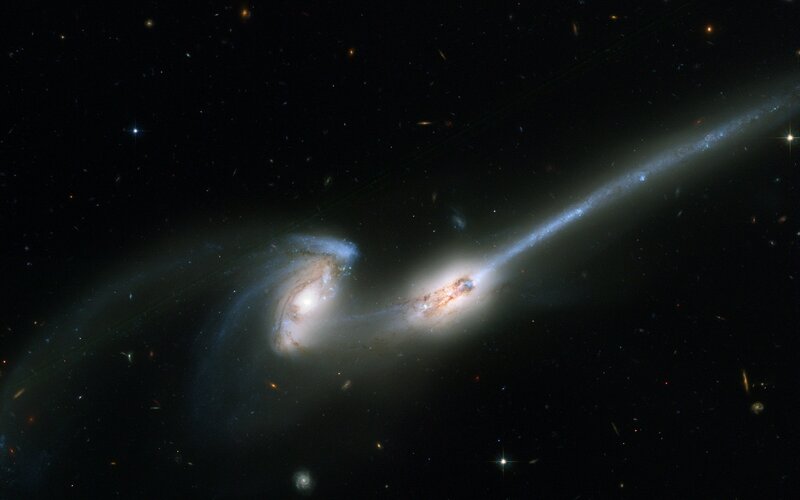 Galaxy Collision — Cosmic