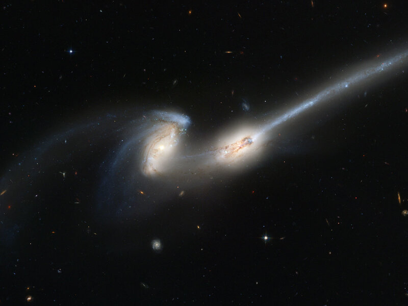 Galaxy Collision — Nebulae