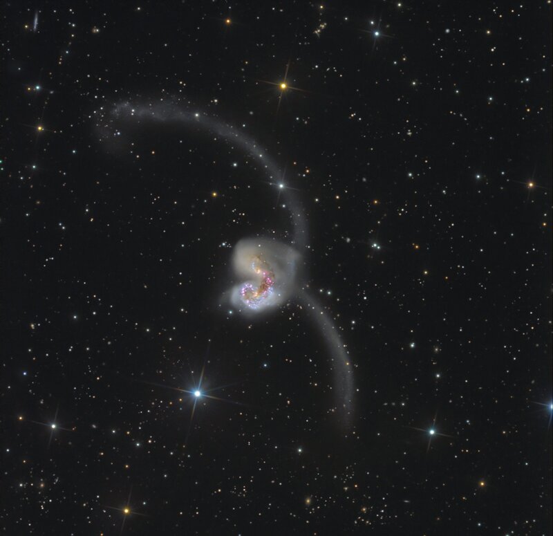 Galaxy Collision — Space