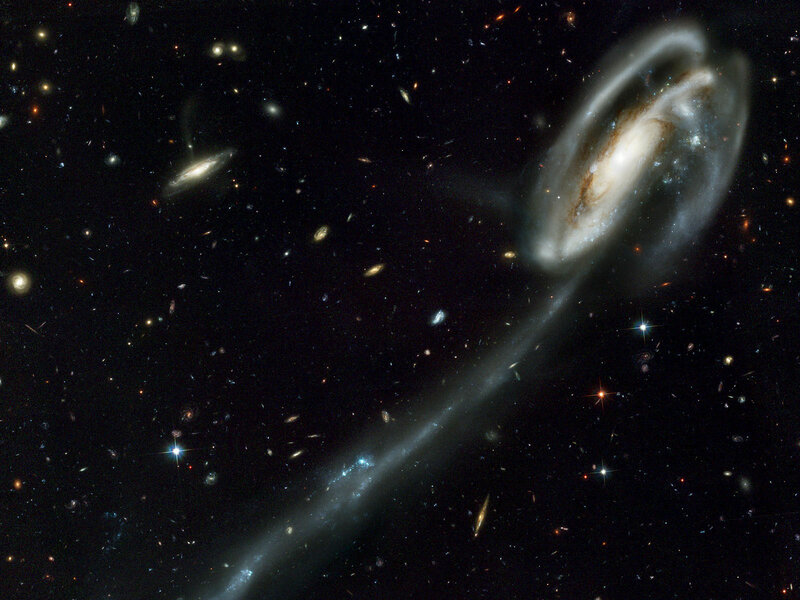 Galaxy Collision — Stars