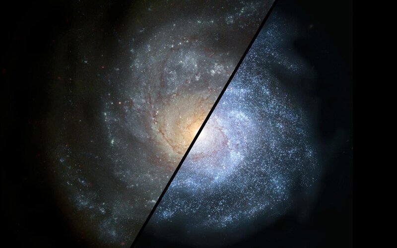 Galaxy comparison image