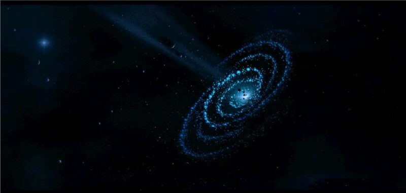 Galaxy formation in space