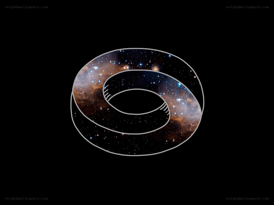 Galaxy in a Möbius strip