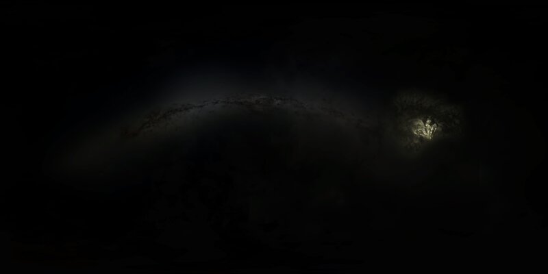 Galaxy in Dark Space — Black, Night, Photograph