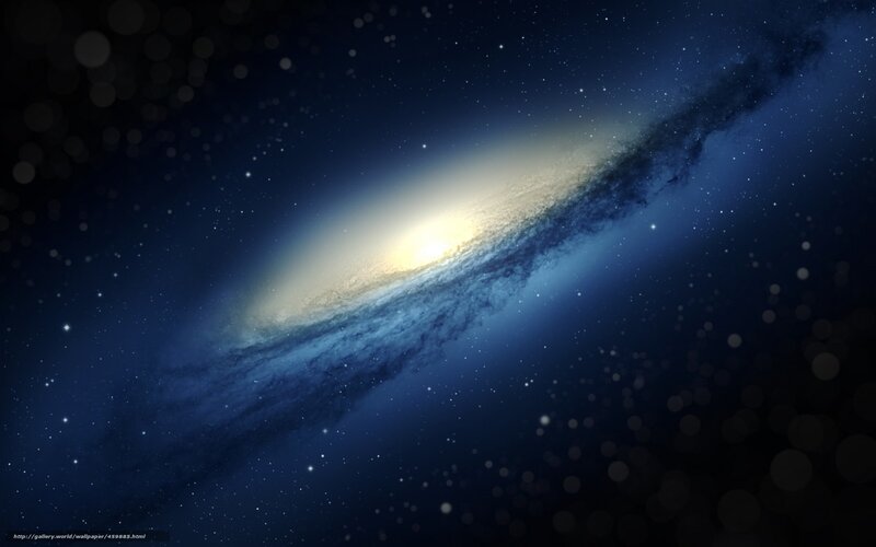 Galaxy in deep space