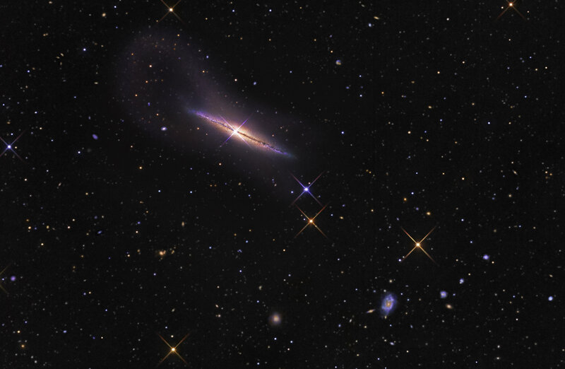 Galaxy in deep space