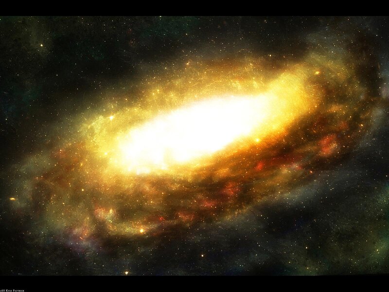 Galaxy in deep space