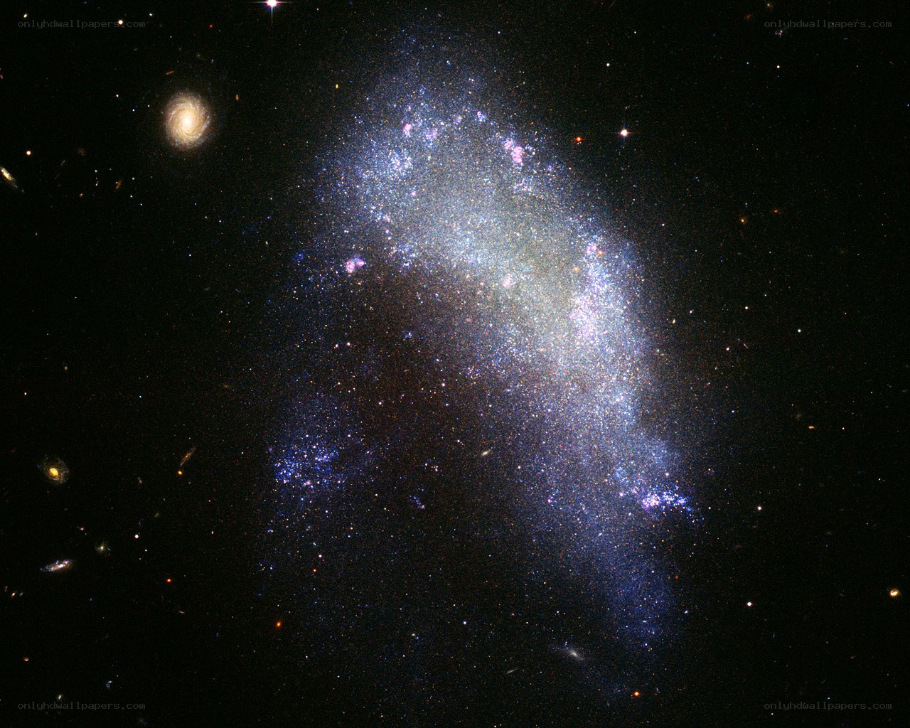 Galaxy in deep space