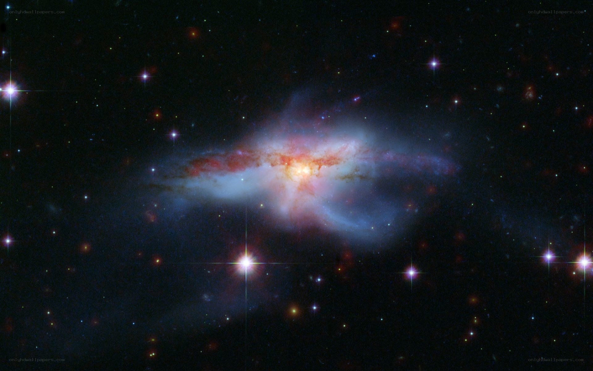 Galaxy in deep space