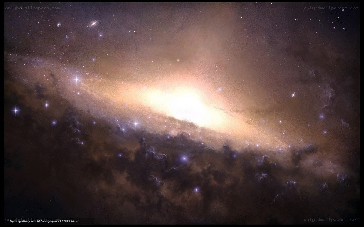 Galaxy in deep space