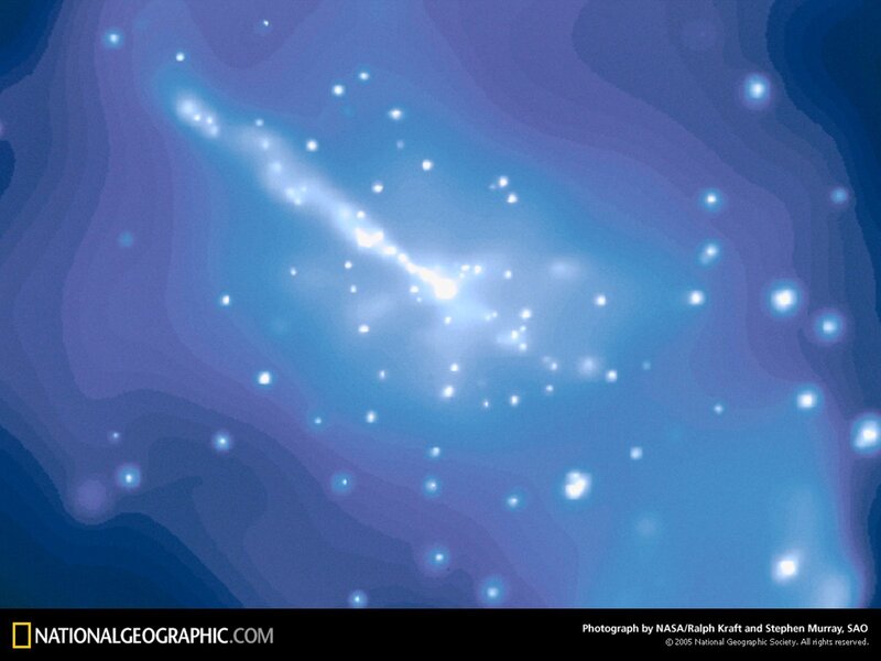 Galaxy in deep space